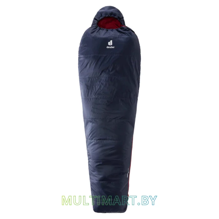 Спальный мешок Deuter Dreamlite L 2021 левый (navy/cranberry)
